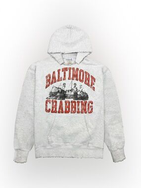 Firstport Baltimore Crabbing Distressed Hoodie